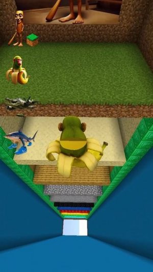 Italian Brainrot Vs Squid Game Sky Jump #shorts #minecraft #brainrot