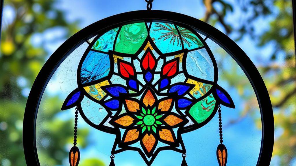 Витражный ловец снов смотреть онлайн