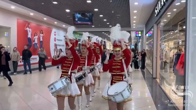 Заказать ансамбль барабанщиц для прохода во главе марша в Москве - лучшие барабанщицы на мероприятие смотреть онлайн
