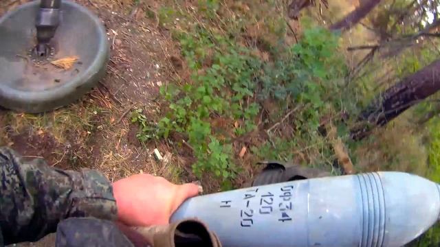 Харьковское направление.Минометы группировки "Север" работают по противнику. смотреть онлайн