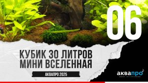 06. Кубик 30 литров мини вселенная. #АкваПро