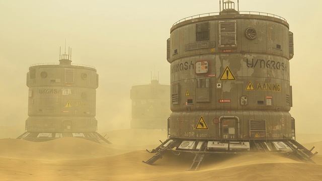 GOLDEN DUST ｜ Dark Dystopian Ambient ｜ Alien World Soundscape ｜ Dystopian Ambience, Background