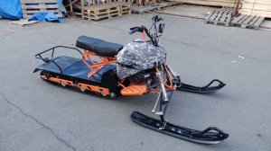 Мотобуксировщик СИГМА-4 (Ижтехмаш), теперь на гусенице 500х2828 мм.