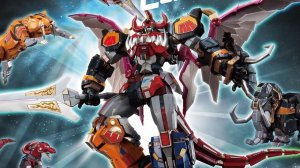 Могучие Рейнджеры, вперед! Трансформер Динозавр.  Power Rangers Go! The Dinosaur Transformer.