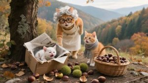 КОТИК И КОШКА БАБУШКА НАШЛИ БРОШЕННОГО КОТЁНОЧКА И СПАСАЮТ ЕГО! 😿😺 МИЛАЯ ИСТОРИЯ ПРО КОТИКОВ