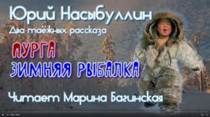 Аудиокнига Юрий Насыбуллин Рассказы _Пурга_ и _Зимняя рыбалка_  Читает Марина Багинская.
