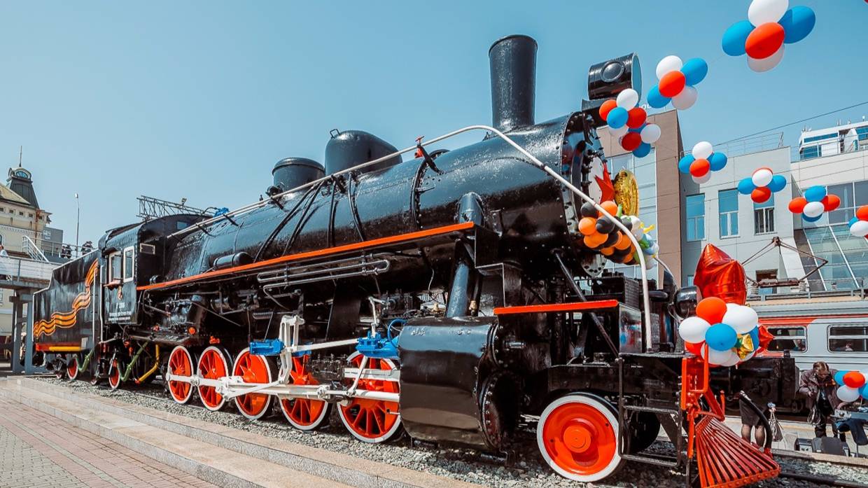 Поездка на ретро поезде Рускеальский экспресс. смотреть онлайн