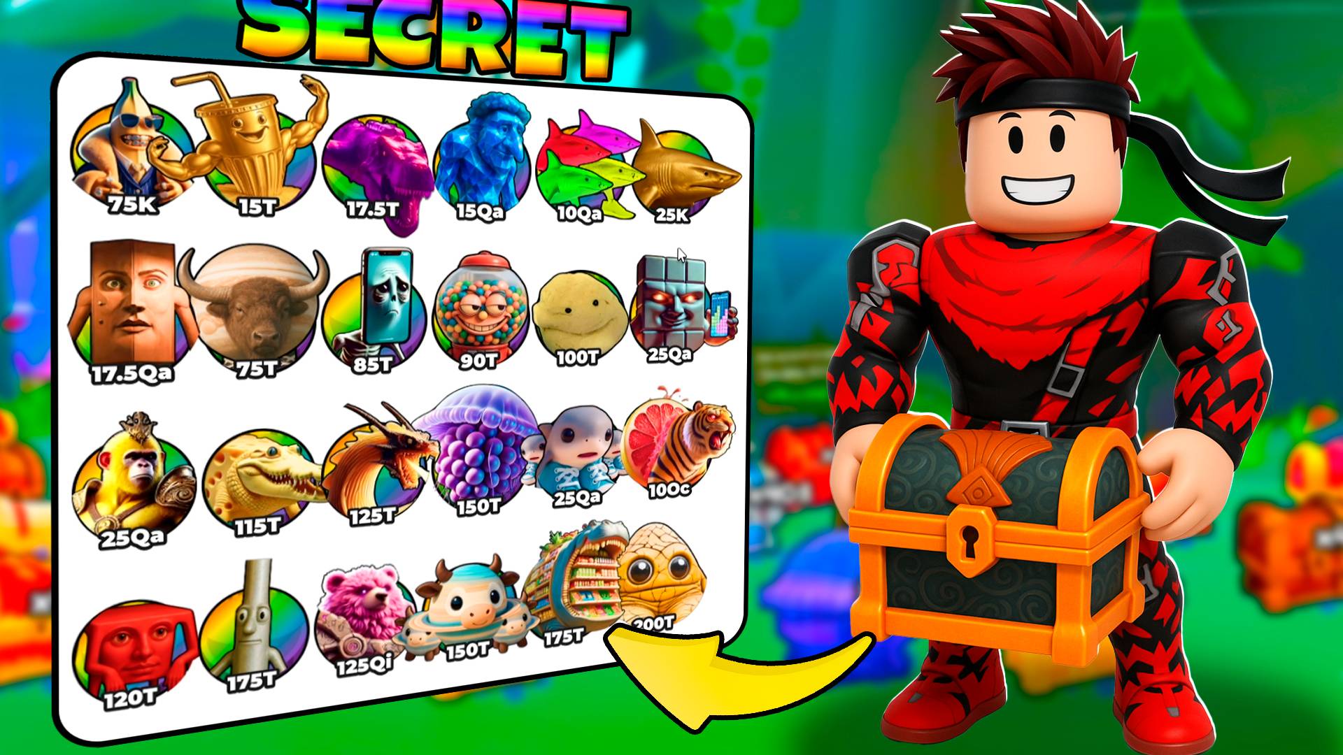 Открываем все секретки на скорость Эволюция Брейнрот в Brainrot Evolution Роблокс ! смотреть онлайн