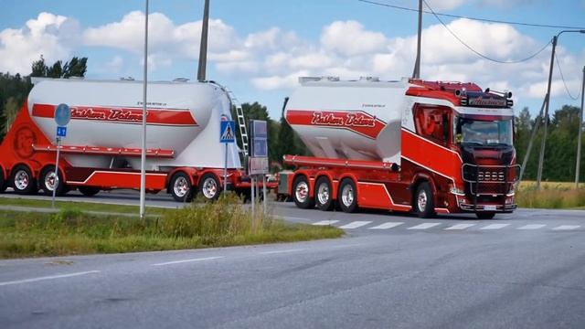 Мощные грузовики Scania V8 смотреть онлайн
