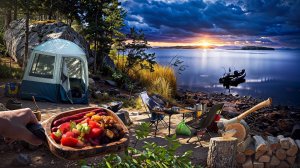 НА РЫБАЛКУ В НОВЫЕ МЕСТА//ТИХИЙ ОТДЫХ В КРАСИВОМ МЕСТЕ//ПРИРОДА РАДУЕТ