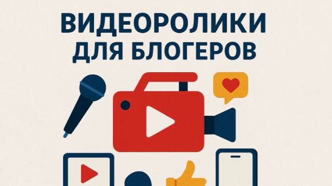 Видеоролики для блогера