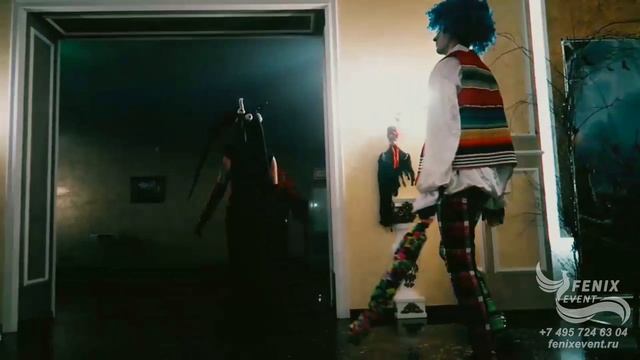 Лучшие артисты на Хэллоуин в Москве - артисты в страшных образах на встречу гостей смотреть онлайн