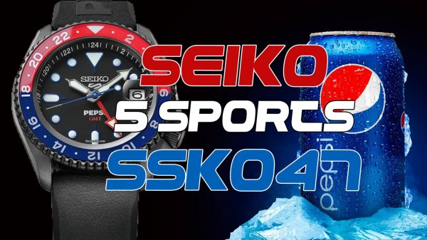 Обзор Seiko SSK047 / Seiko 5 Sports x Pepsi Limited Edition