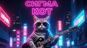 СИГМА КОТ | НЕОНОВЫЙ МУЛЬТ-КЛИП ПРО КОТА В ОЧКАХ🐱😎