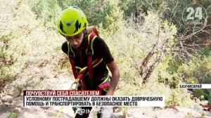 Для журналистов организовали квест в честь 11-летия службы «Крым-Спас»