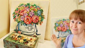 Оформление алмазной мозаики на подрамник