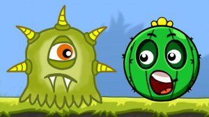 КРАСНЫЙ ШАРИК младший выбирается из плена #9 ИГРА Red Ball 5 на канале Мистер Игрушкин