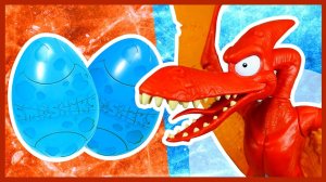Гигантское яйцо динозавра #02. Нашел САМЫЙ РЕДКИЙ сюрприз. Smashers Dino Ice Age Surprise.
