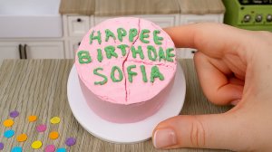 Мини Торт в Стиле Гарри Поттера на День Рождения! 🥳🍰 Необычное Украшение Мини Торта! Мини Кухня