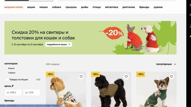 Как ввести промокод в Четыре Лапы? смотреть онлайн