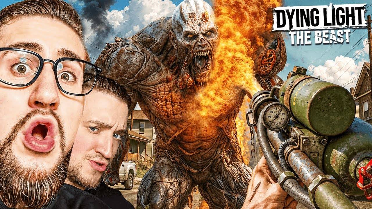 ОГНЕМЕТ_vs_САМЫЙ_ОГРОМНЫЙ_ЗОМБИ!_ЭТО_ЖЕСТЬ!_КООП_DYING_LIGHT_THE