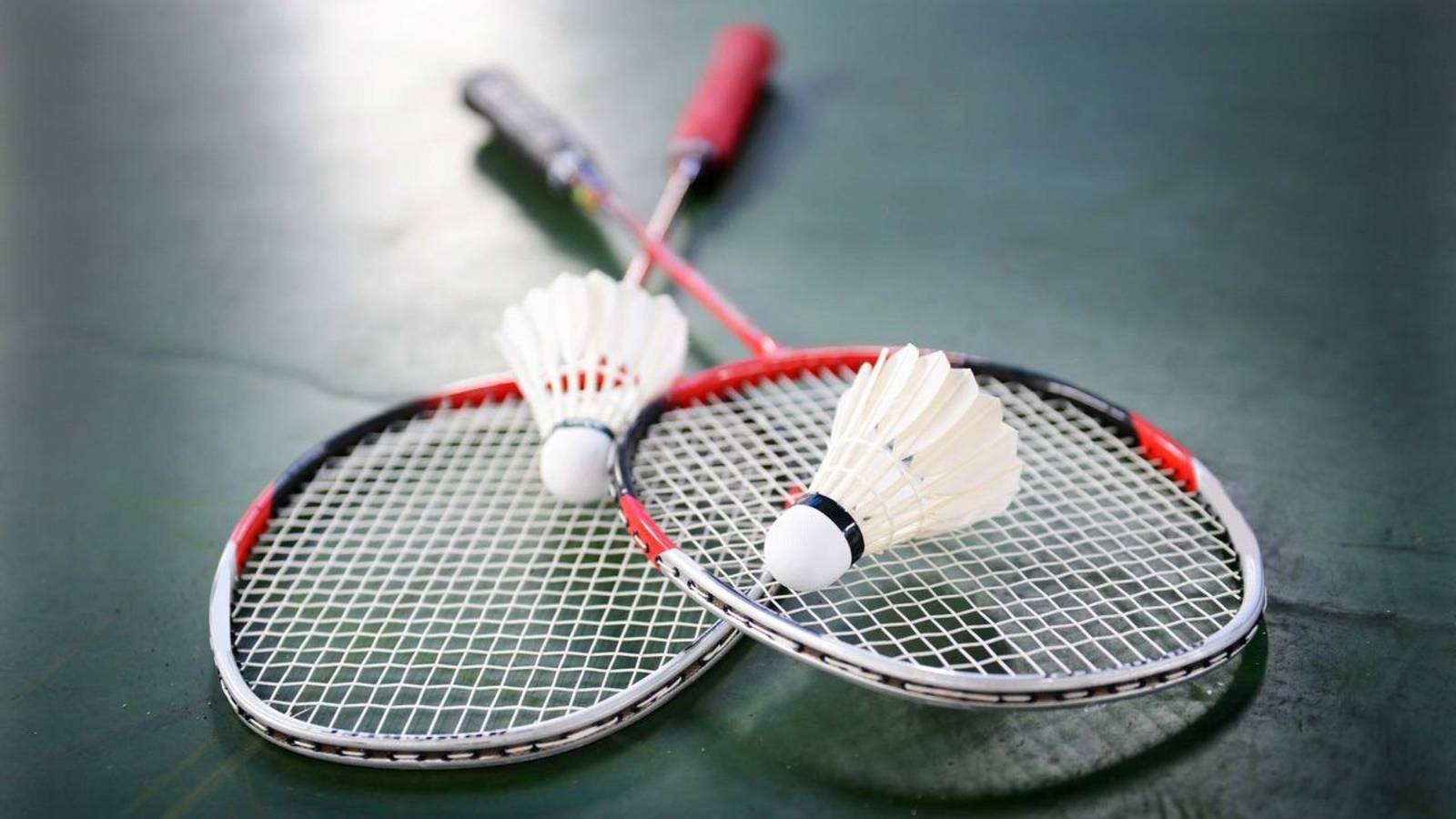 Тренировка по бадминтону