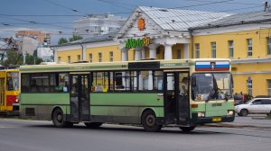 Автобус Mercedes-Benz O405 (АС 559 22). Покатушки по Барнаулу. / Ride on the Mercedes-Benz O405 bus