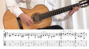 MICHELLE The Beatles на Гитаре. Уроки гитары. Ноты и Табы для Гитары IWAKI Guitar