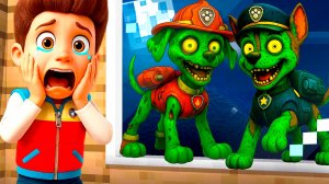 ЩЕНЯЧИЙ ПАТРУЛЬ с ЗОМБИ ВИРУСОМ НАПАЛИ НА ДОМ РАЙДЕРА В МАЙНКРАФТ МУЛЬТИК