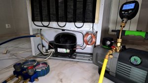 Холодильник Gorenje. Опрессовка, утечка, промывка