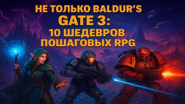 НЕ ТОЛЬКО BALDUR'S GATE 3: 10 шедевров пошаговых RPG!