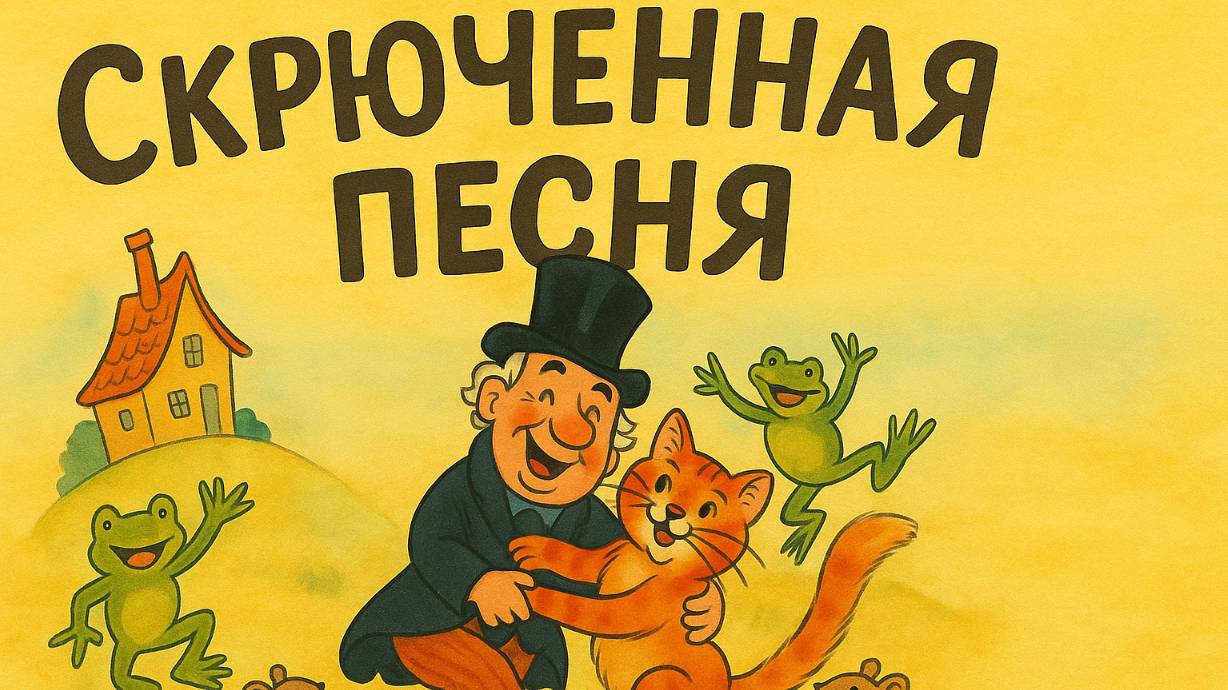 СКРЮЧЕННАЯ ПЕСНЯ Исполнители: А. Барьюдин, Е. Газарова, стихи: Корней Чуковский. смотреть онлайн