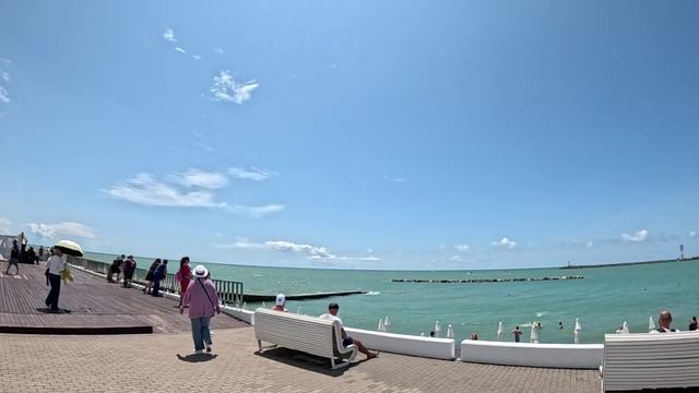 Прогулка по набережной в Сочи. смотреть онлайн