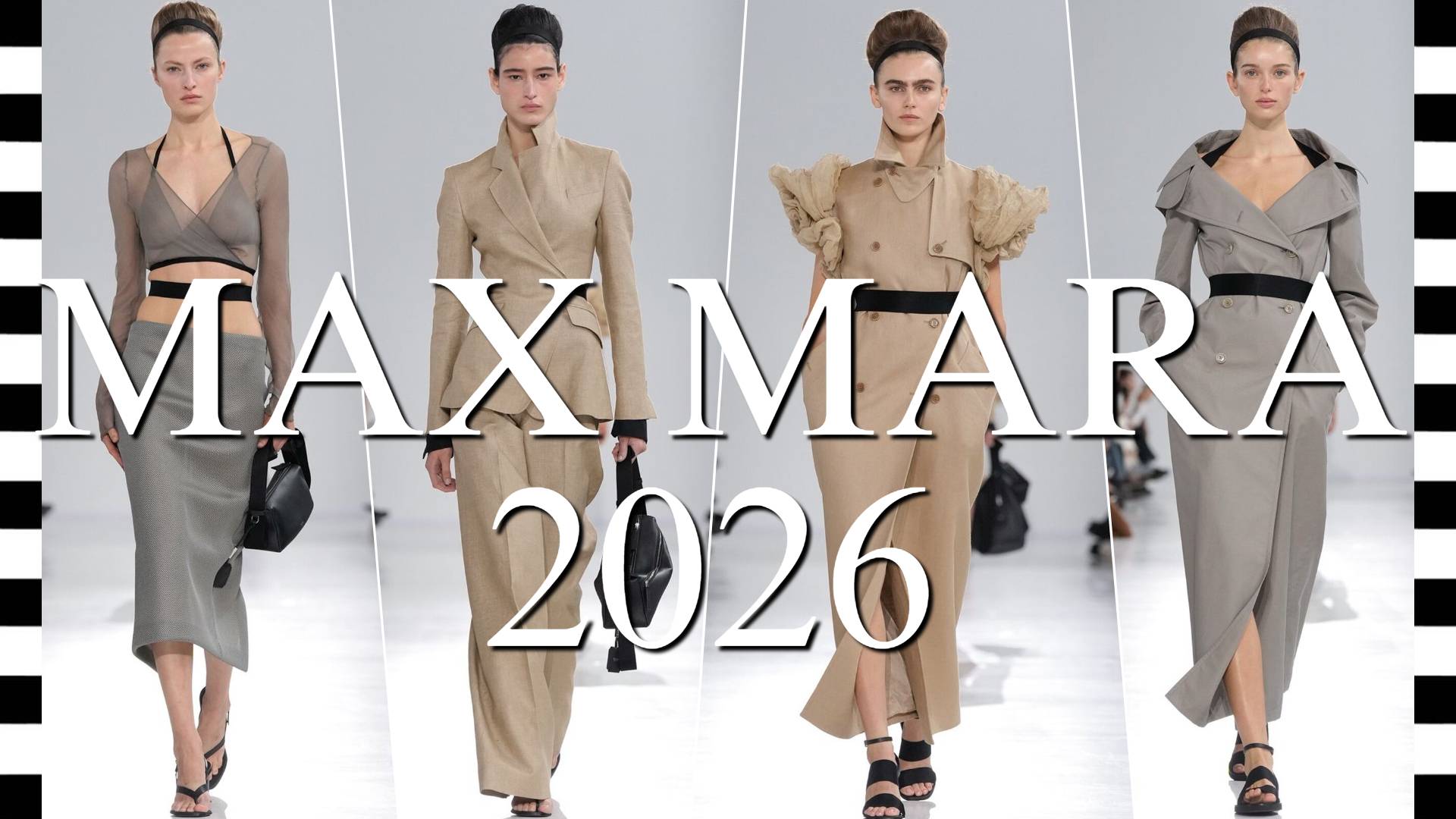 ✔️ MAX MARA (Макс Мара) коллекция весна-лето 2026, модный показ на Неделе моды в Милане SS26 смотреть онлайн