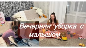Мотивация на вечернюю уборку/уборка с малышом/ Порядок дома БЫСТРО/не откладывай дела
