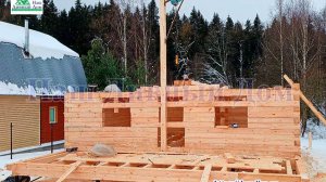 Строим дом из бруса 150х150мм