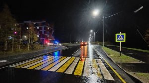 ДТП в Надыме "Оставил только зонтик"