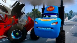 Мусоровоз ПРОТИВ гигантского зомби-эвакуатора в BeamNG.drive