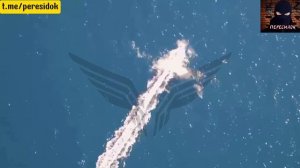 Уничтожение БЭКа ВСУ "Ланцетом" у берегов Черного Моря