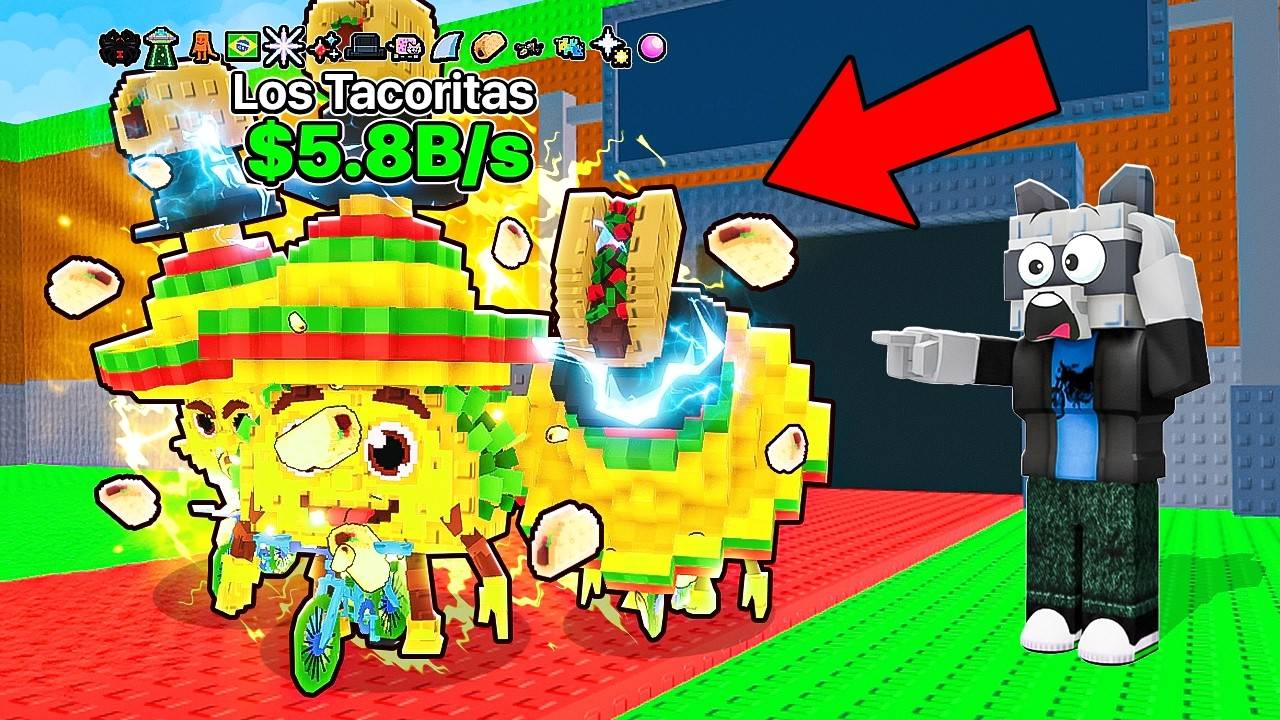 Я СКРАФТИЛ ТОП 1 БРЕЙНРОТА Los Tacoritas СО ВСЕМИ БАФАМИ+АДМИН УДАЧА в Steal a Brainrot! смотреть онлайн