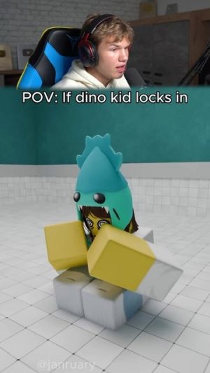 ПОВ: Дино-Кид Сломал Систему в Roblox🦖💀 #shorts #шортс #roblox #роблокс #анимация #прикол #мем