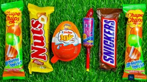 [АСМР] Распаковка сладостей. Киндер яйцо, Чупа-чупс, Натс и Сникерс.