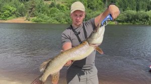 ПУТЕШЕСТВИЕ ПО РЕКЕ ВЕТЛУГА НА ЛОДКЕ.(Часть 2) Город Ветлуга. Поймали большую щуку.