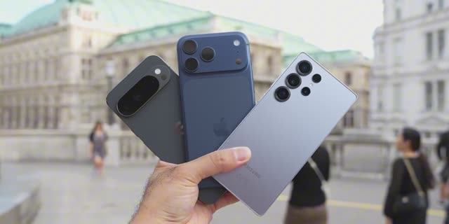 iPhone 17 Pro Max vs Galaxy S25 Ultra vs Pixel 10 Pro XL – Тест камеры и батареи! смотреть онлайн