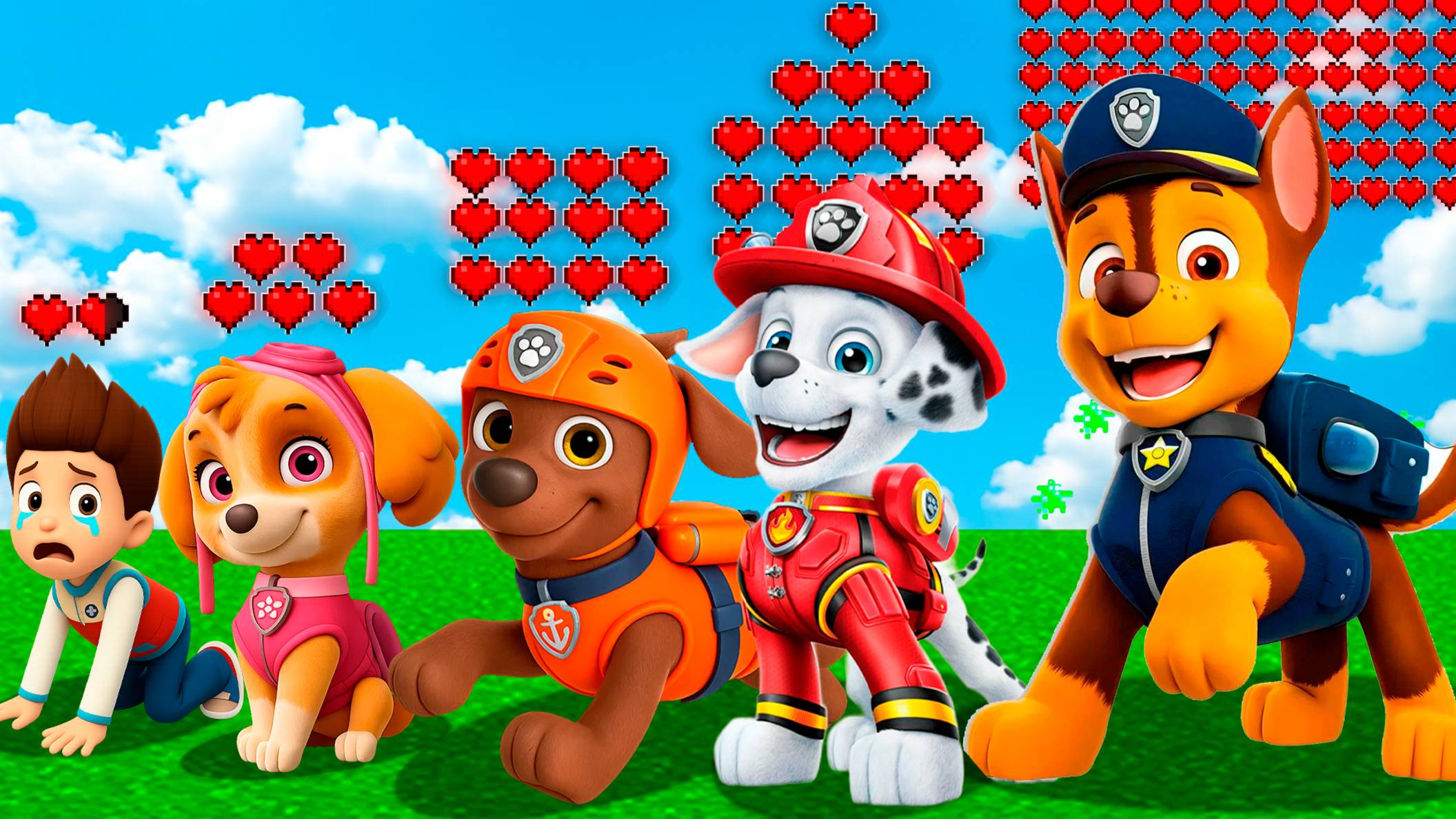 КАКОЙ ЩЕНЯЧИЙ ПАТРУЛЬ БЕССМЕРТНЫЙ В МАЙНКРАФТ? смотреть онлайн