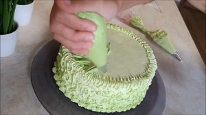 Торт с РОМАШКАМИ Украшение торта белково заварным кремом Торт с цветами Мастер класс ЦВЕТОК РОМАШКА