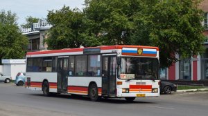 Автобус Mercedes-Benz O405N2 (АС 088 22)Покатушки по Барнаулу/ Ride on the Mercedes-Benz O405N2 bus