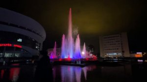 Музыкальный фонтан на площади Тысячелетия, Саранск