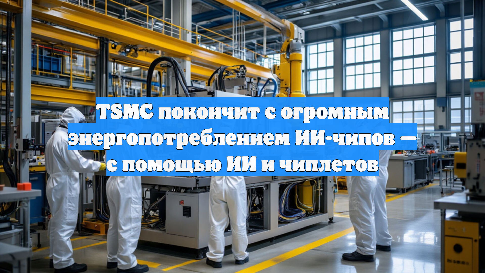 TSMC покончит с огромным энергопотреблением ИИ-чипов — с помощью ИИ и чиплетов