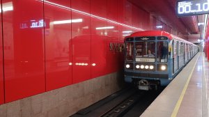 Метро в Москве | Наблюдение за поездами станция Яхромская | Московский транспорт